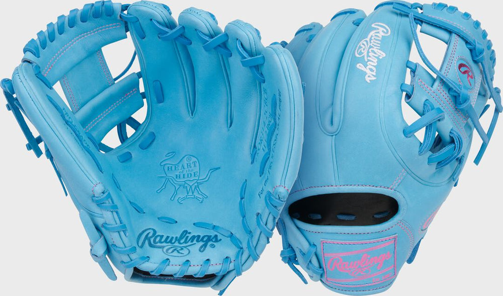 Rawlings | Heart of the Hide 11.5-Inch Columbia Blue Infield Glove Right Hand Throw