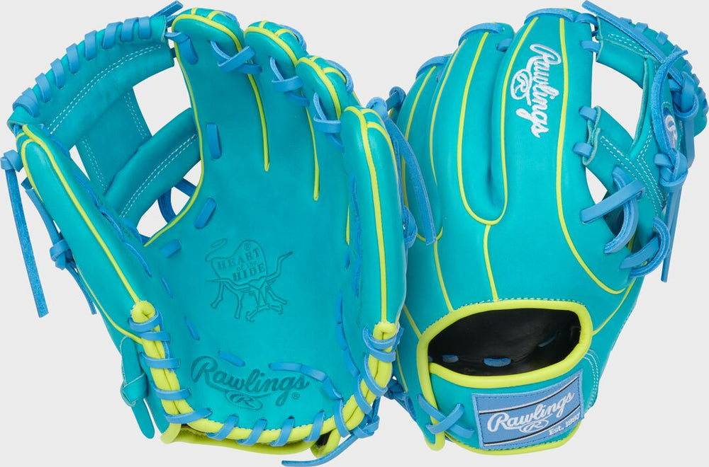 Rawlings Discount | Heart of the Hide ContoUR Fit 11.5-Inch Teal Infield Glove