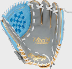 Rawlings For Sale | Liberty Advanced Color Series 12 in Fastpitch Glove Gray/Columbia Blue