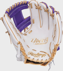 Rawlings Discount | Liberty Advanced Color Series 11.75 in Infield Glove White/Purple