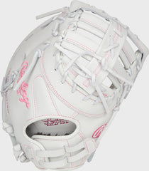 Rawlings On Sale | Liberty Advanced Color Series 13 in 1st Base Mitt White/Pink