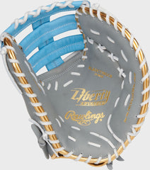 Rawlings Outlet | Liberty Advanced Color Series 13 in 1st Base Mitt Gray/Columbia Blue
