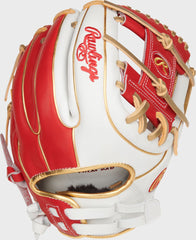Rawlings On Sale | Liberty Advanced Color Series 11.75 in Infield Glove White/Scarlet