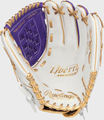 Rawlings New | Liberty Advanced Color Series 12 in Fastpitch Glove White/Purple