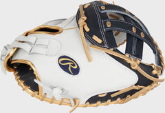 Rawlings On Sale | Liberty Advanced Color Series 34 in Catcher's Mitt White/Navy
