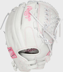 Rawlings For Sale | Liberty Advanced Color Series 12.5 in Fastpitch Glove White/Pink