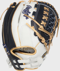 Rawlings New | Liberty Advanced Color Series 12.5 in Fastpitch Glove White/Navy
