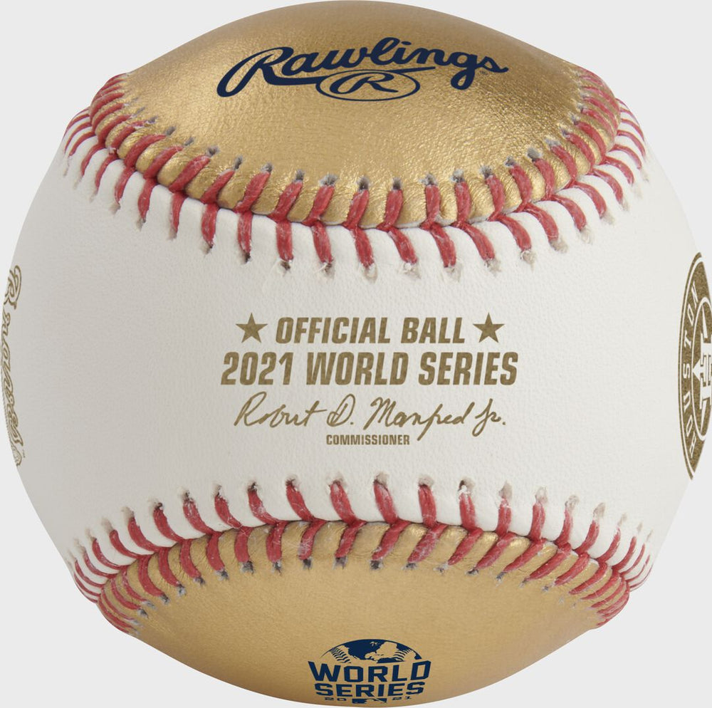 Rawlings On Sale | MLB 2021 Gold World Series Dueling Baseball