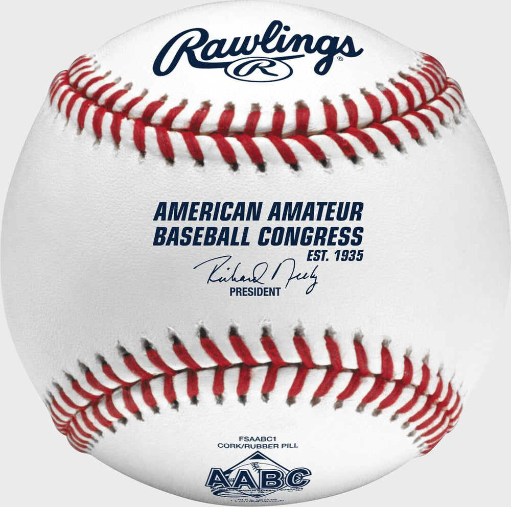 Rawlings New | American Amateur Baseball Congress Flat Seam Baseball FSAABC1