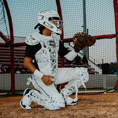 Rawlings | Limited Edition Mach Black Spatter Catcher's Gear Set Adult Intermediate Youth