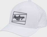 Rawlings Outlet | Rawlings White Laser Performance Patch Snapback Hat