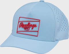 Rawlings Online | Rawlings Light Blue Laser Performance Patch Snapback Hat