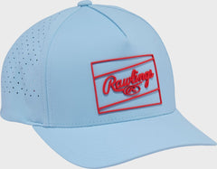 Rawlings Online | Rawlings Light Blue Laser Performance Patch Snapback Hat