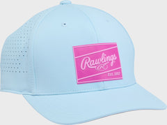 Rawlings Outlet | Rawlings Light Blue Performance Curved Bill Snapback Hat