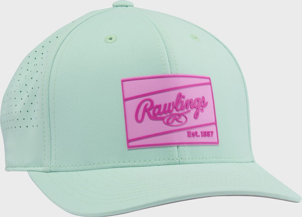 Rawlings | Rawlings Mint Performance Curved Bill Snapback Hat