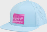 Rawlings Sale | Rawlings Light Blue Performance Flat Bill Snapback Hat