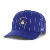 Rawlings New | Milwaukee Brewers Rawlings '47 Brand Pinstripe Hitch Hat