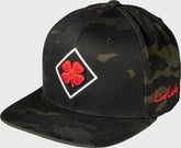 Rawlings Outlet | Rawlings Black Clover Diamond MultiCam Fitted Hat