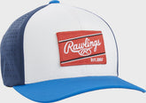 Rawlings New | Rawlings Red/White/Blue FlexFit Laser Cut Vented Hat