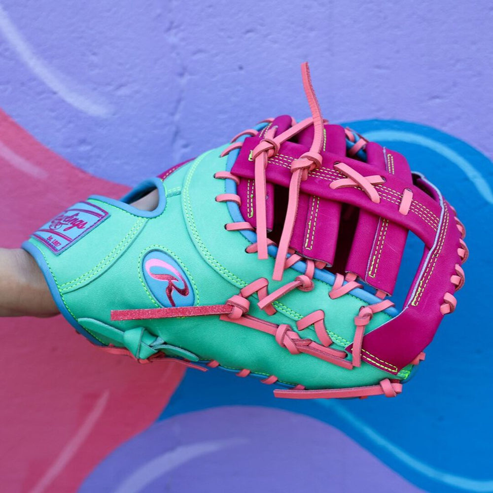 Rawlings | Rawlings HOH ColorSync 10 Berry Mint 13-Inch First Base Mitt