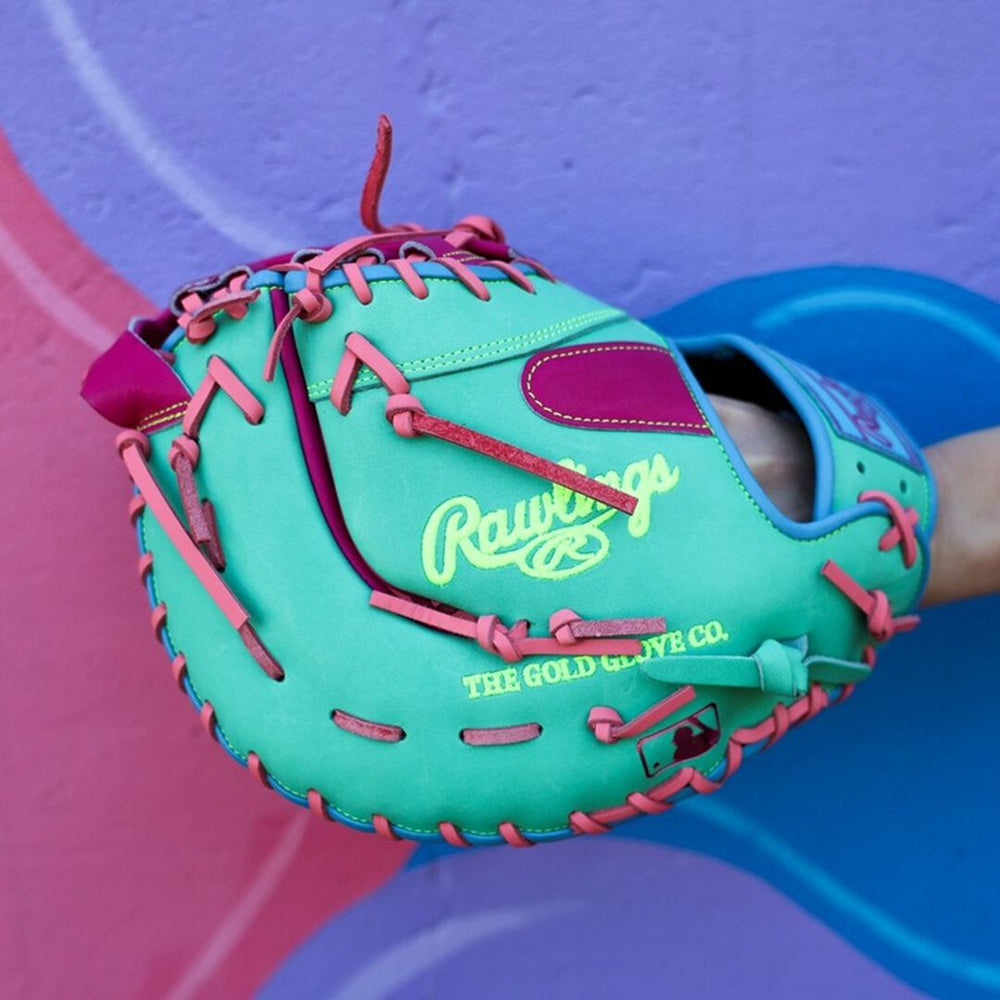 Rawlings | Rawlings HOH ColorSync 10 Berry Mint 13-Inch First Base Mitt