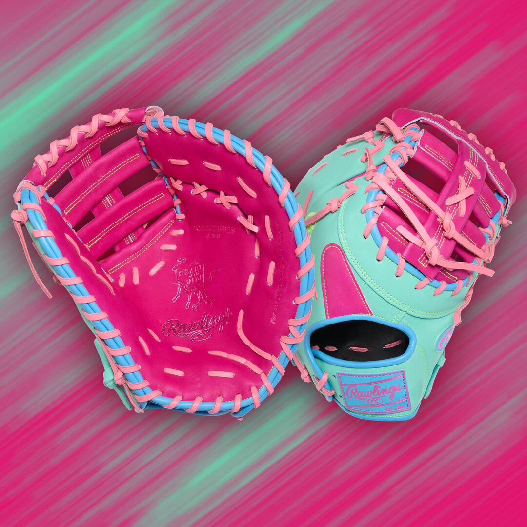 Rawlings | Rawlings HOH ColorSync 10 Berry Mint 13-Inch First Base Mitt