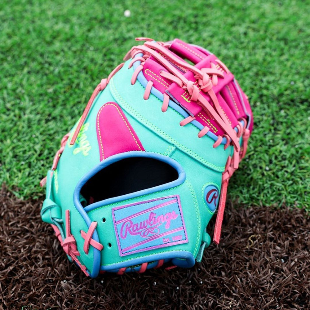 Rawlings | Rawlings HOH ColorSync 10 Berry Mint 13-Inch First Base Mitt