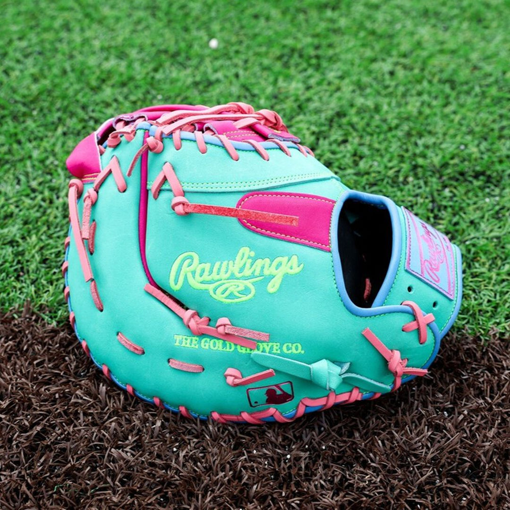 Rawlings | Rawlings HOH ColorSync 10 Berry Mint 13-Inch First Base Mitt