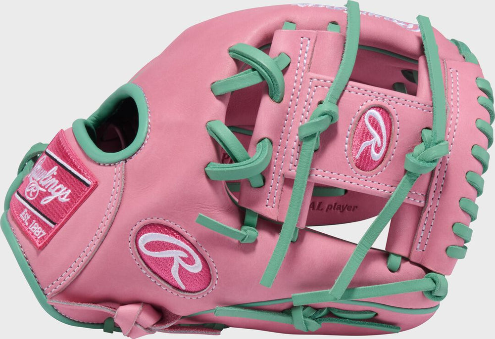 Rawlings Online | 11.5" Heart of the Hide ContoUR Fit Pink Infield Glove Right Hand Throw