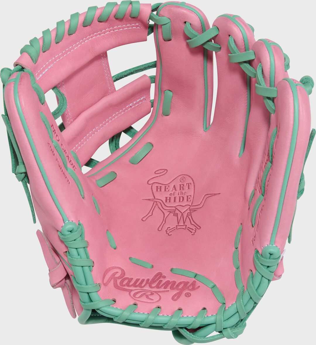 Rawlings Online | 11.5" Heart of the Hide ContoUR Fit Pink Infield Glove Right Hand Throw