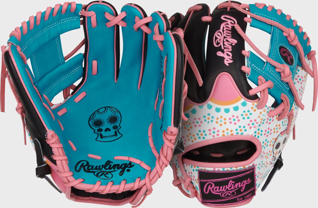 Rawlings Discount | Limited Edition Heart of the Hide Dia De Los Muertos Infield Glove Right Hand Throw