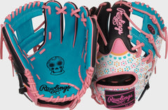 Rawlings Discount | Limited Edition Heart of the Hide Dia De Los Muertos Infield Glove Right Hand Throw