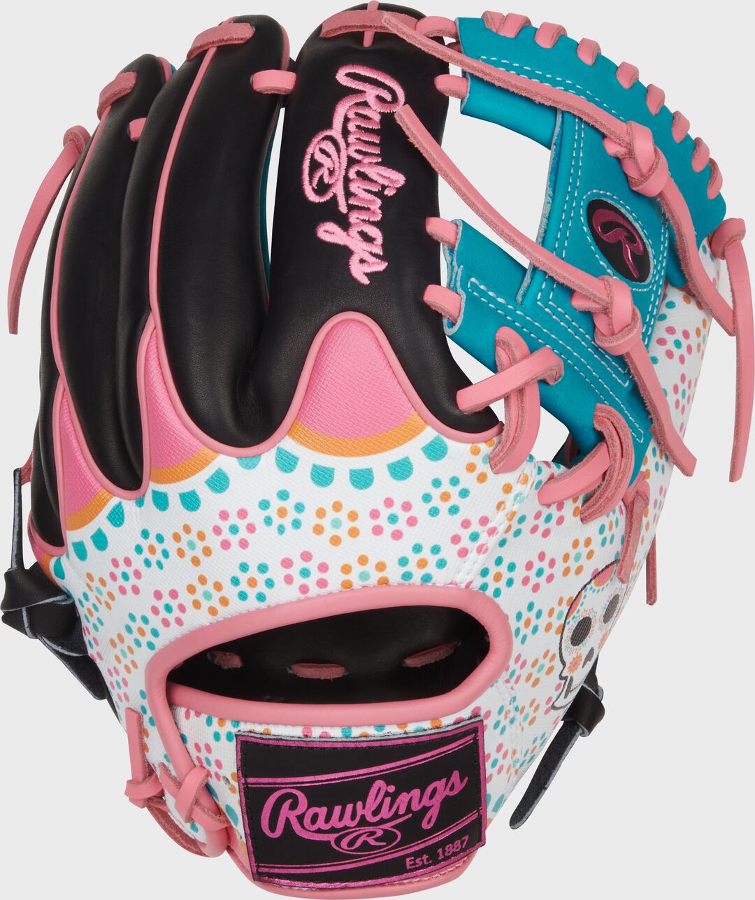 Rawlings Discount | Limited Edition Heart of the Hide Dia De Los Muertos Infield Glove Right Hand Throw