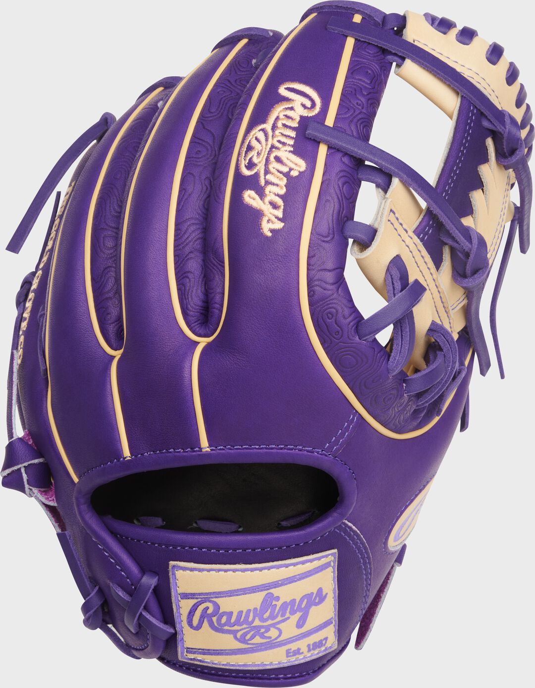 Rawlings New | Heart of the Hide 11.75-Inch Purple Infield Glove Right Hand Throw