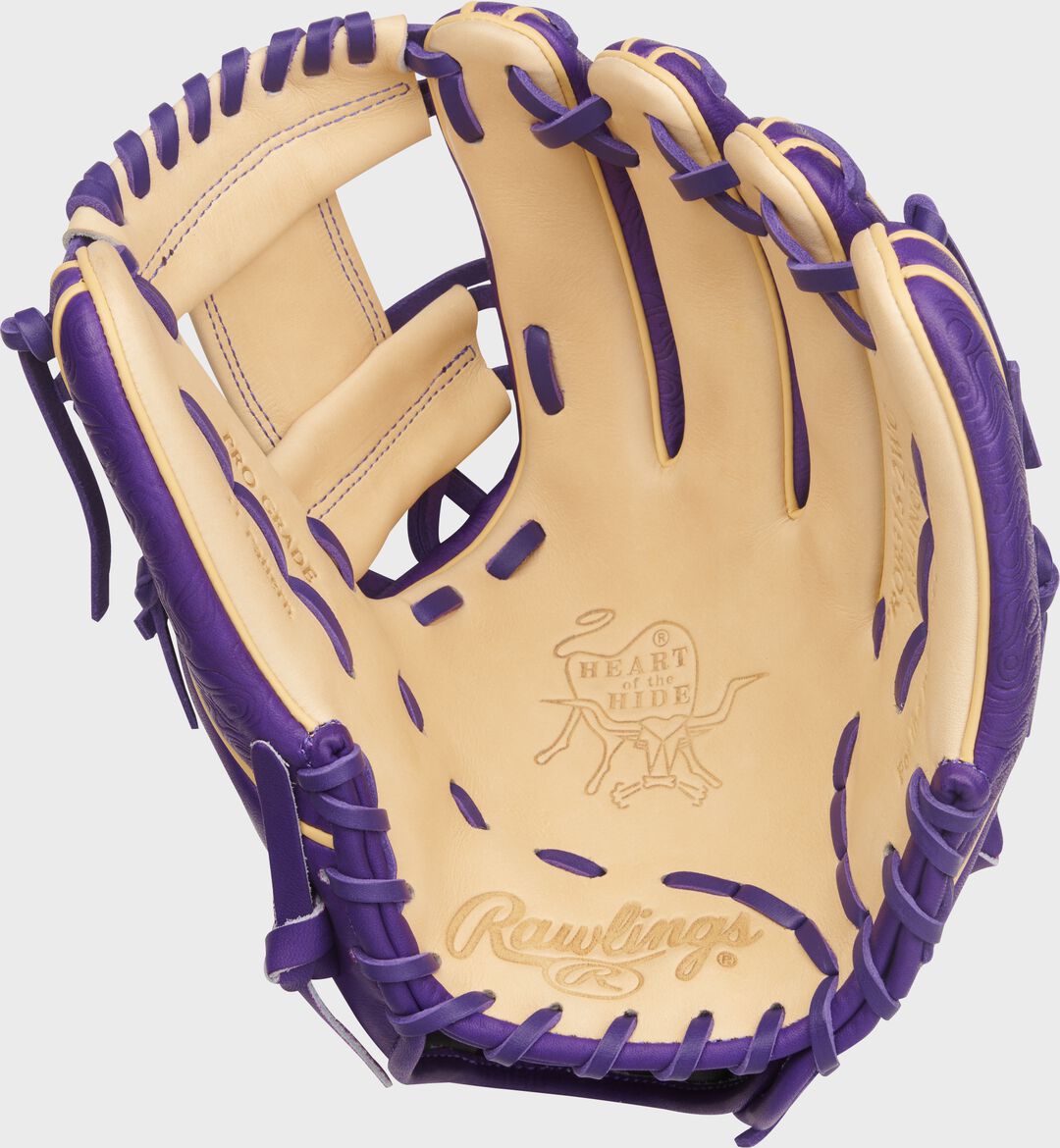 Rawlings New | Heart of the Hide 11.75-Inch Purple Infield Glove Right Hand Throw