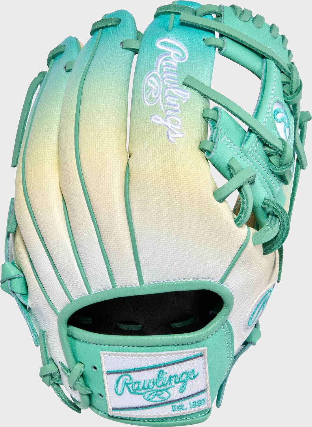 Rawlings Online | Exclusive Heart of the Hide 11.5-Inch Mint/Camel infield Glove Right Hand Throw