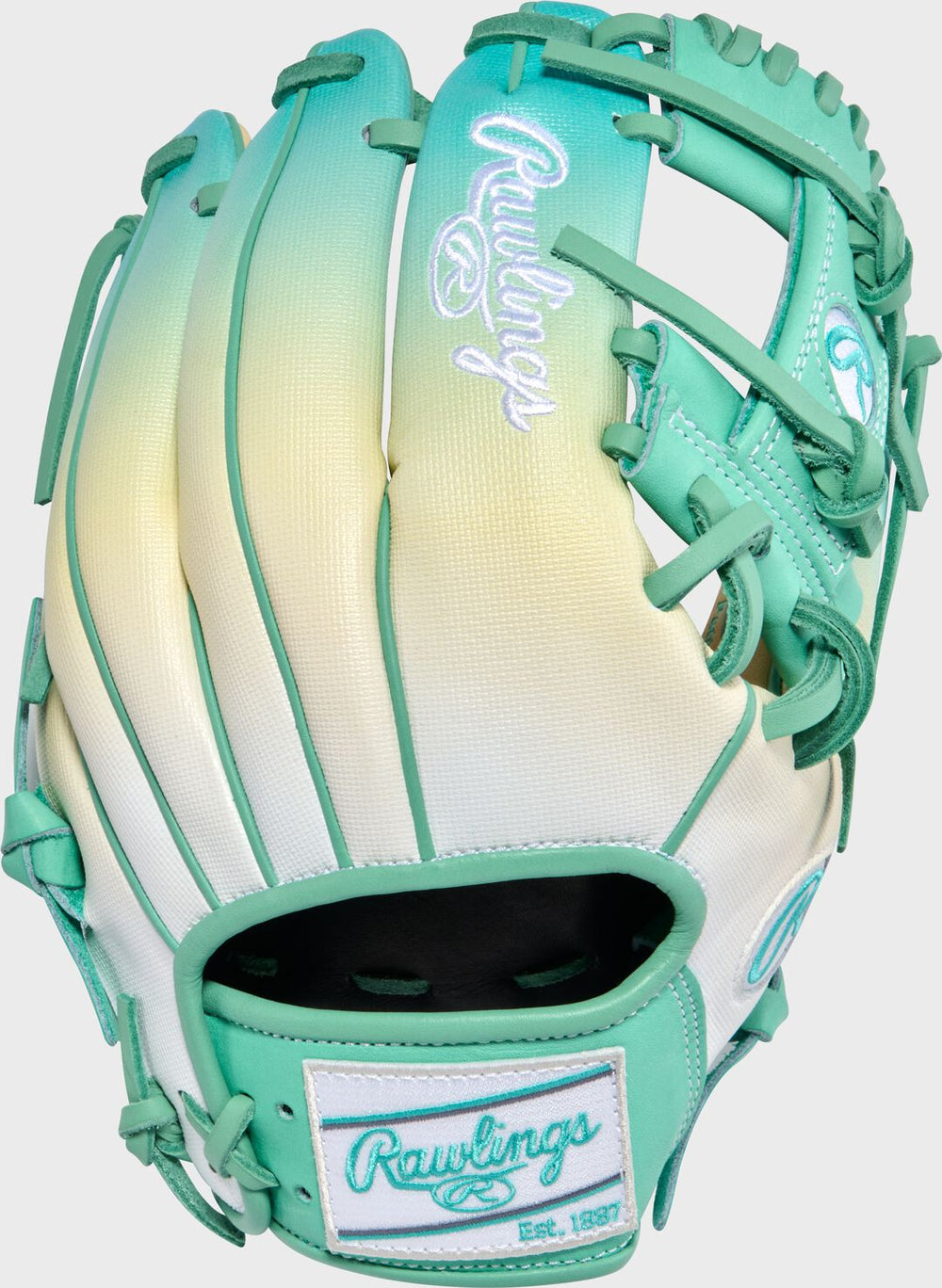 Rawlings Online | Exclusive Heart of the Hide 11.5-Inch Mint/Camel infield Glove Right Hand Throw