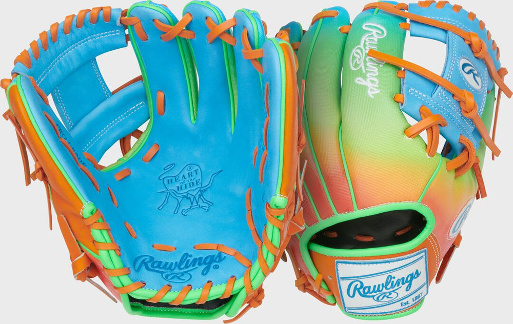 Columbia Blue/Mint/Orange,Right