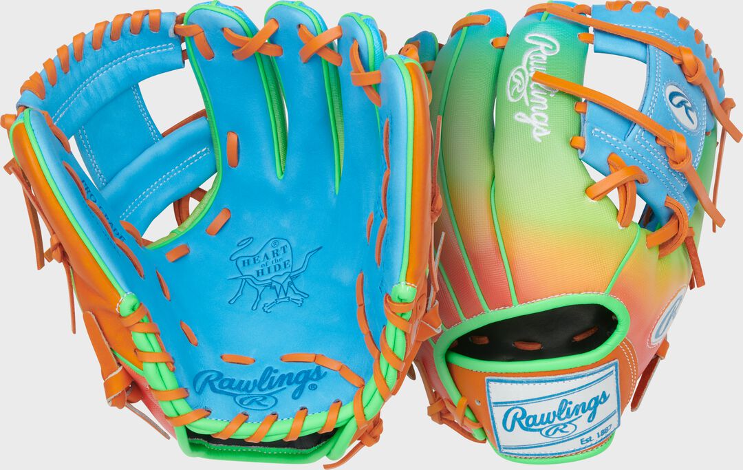 Columbia Blue/Mint/Orange,Right