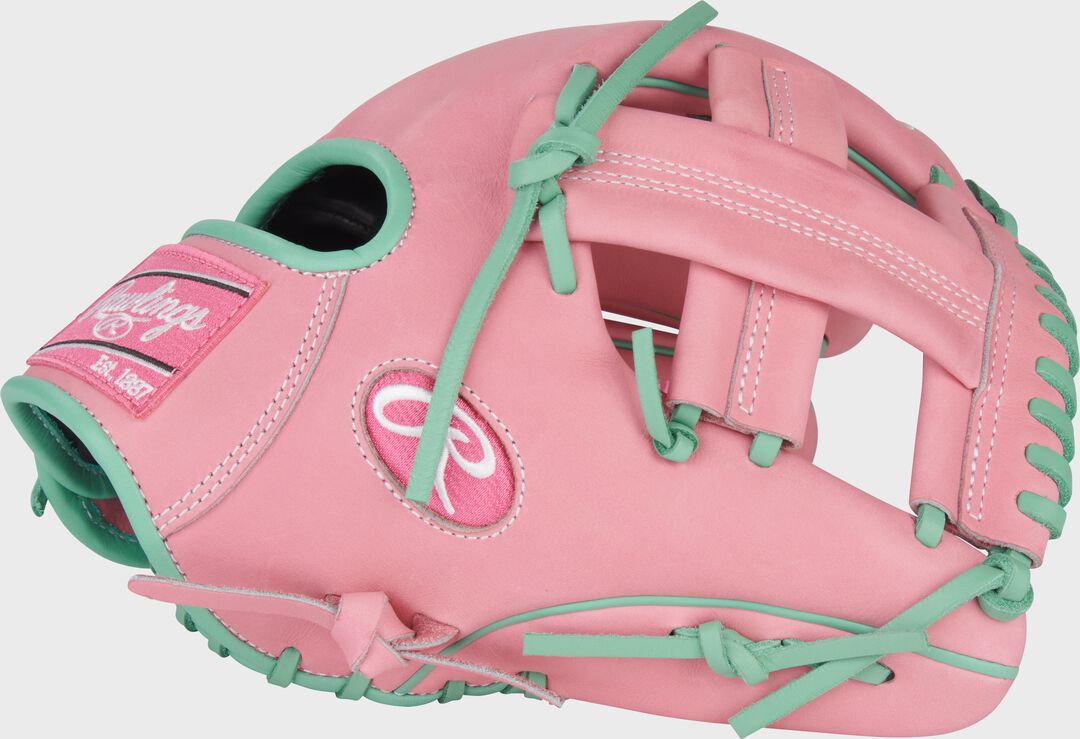 Rawlings Sale | Rawlings Heart of the Hide 11.75-Inch Pink Infield Glove Right Hand Throw