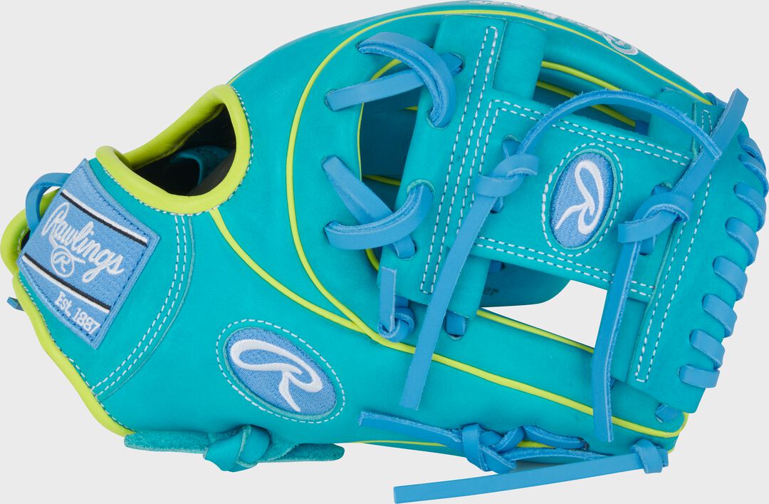 Rawlings Discount | Heart of the Hide ContoUR Fit 11.5-Inch Teal Infield Glove