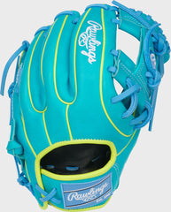 Rawlings Discount | Heart of the Hide ContoUR Fit 11.5-Inch Teal Infield Glove