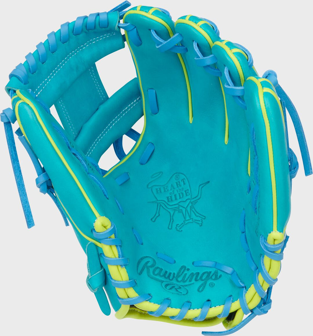 Rawlings Discount | Heart of the Hide ContoUR Fit 11.5-Inch Teal Infield Glove