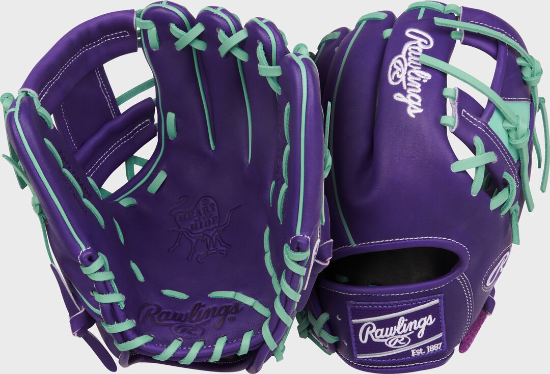 Rawlings On Sale | Heart of the Hide 11.5-Inch Purple Infield Glove Right Hand Throw