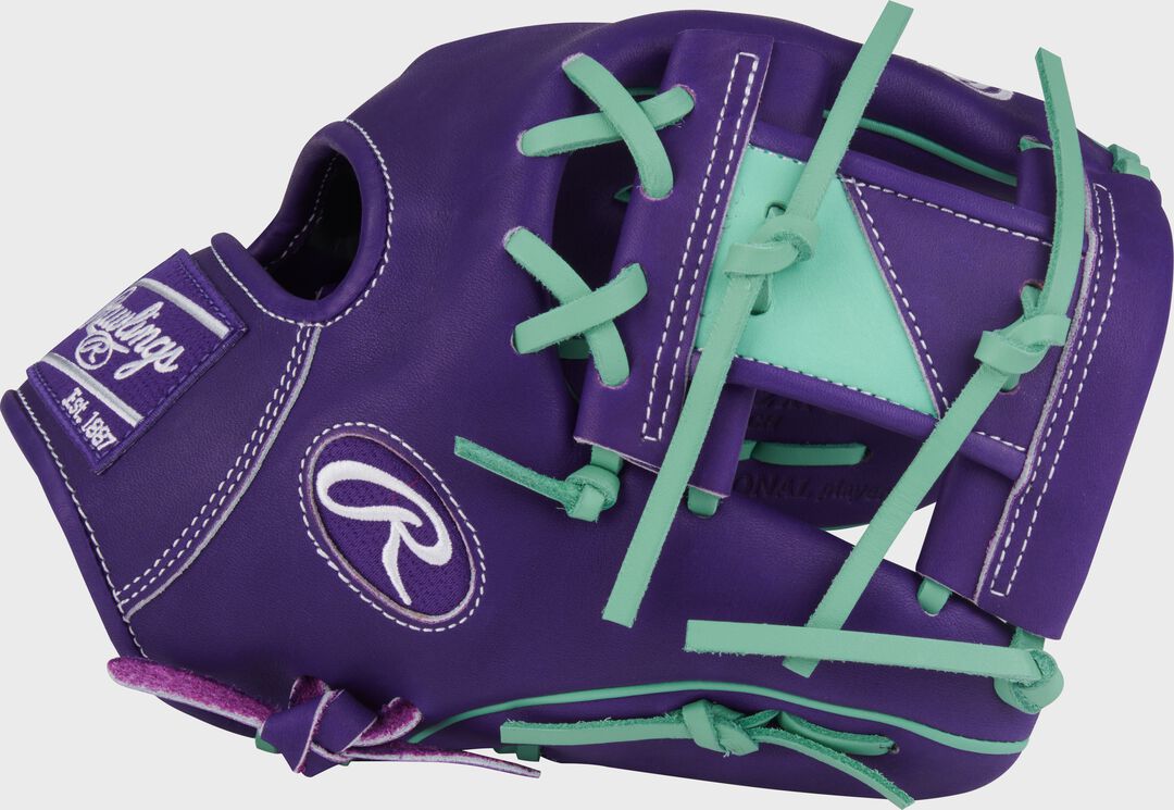 Rawlings On Sale | Heart of the Hide 11.5-Inch Purple Infield Glove Right Hand Throw