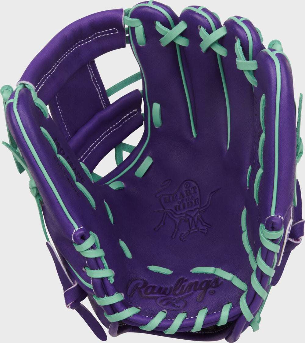Rawlings On Sale | Heart of the Hide 11.5-Inch Purple Infield Glove Right Hand Throw