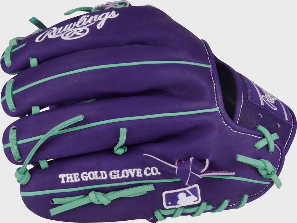 Rawlings On Sale | Heart of the Hide 11.5-Inch Purple Infield Glove Right Hand Throw