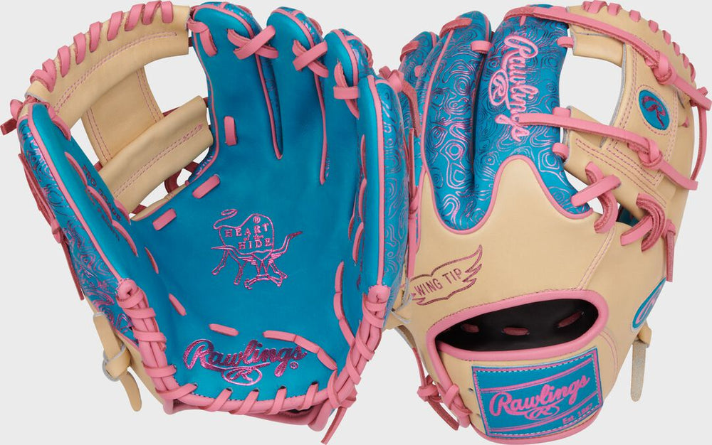 Rawlings On Sale | Heart of the Hide Vibrant Series 11.5" Infield Glove Right Hand Throw