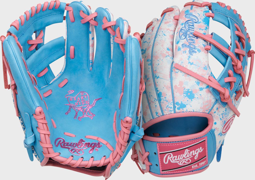 Rawlings Sale | Heart of the Hide Spatter Print Speed Shell Infield Glove Right Hand Throw