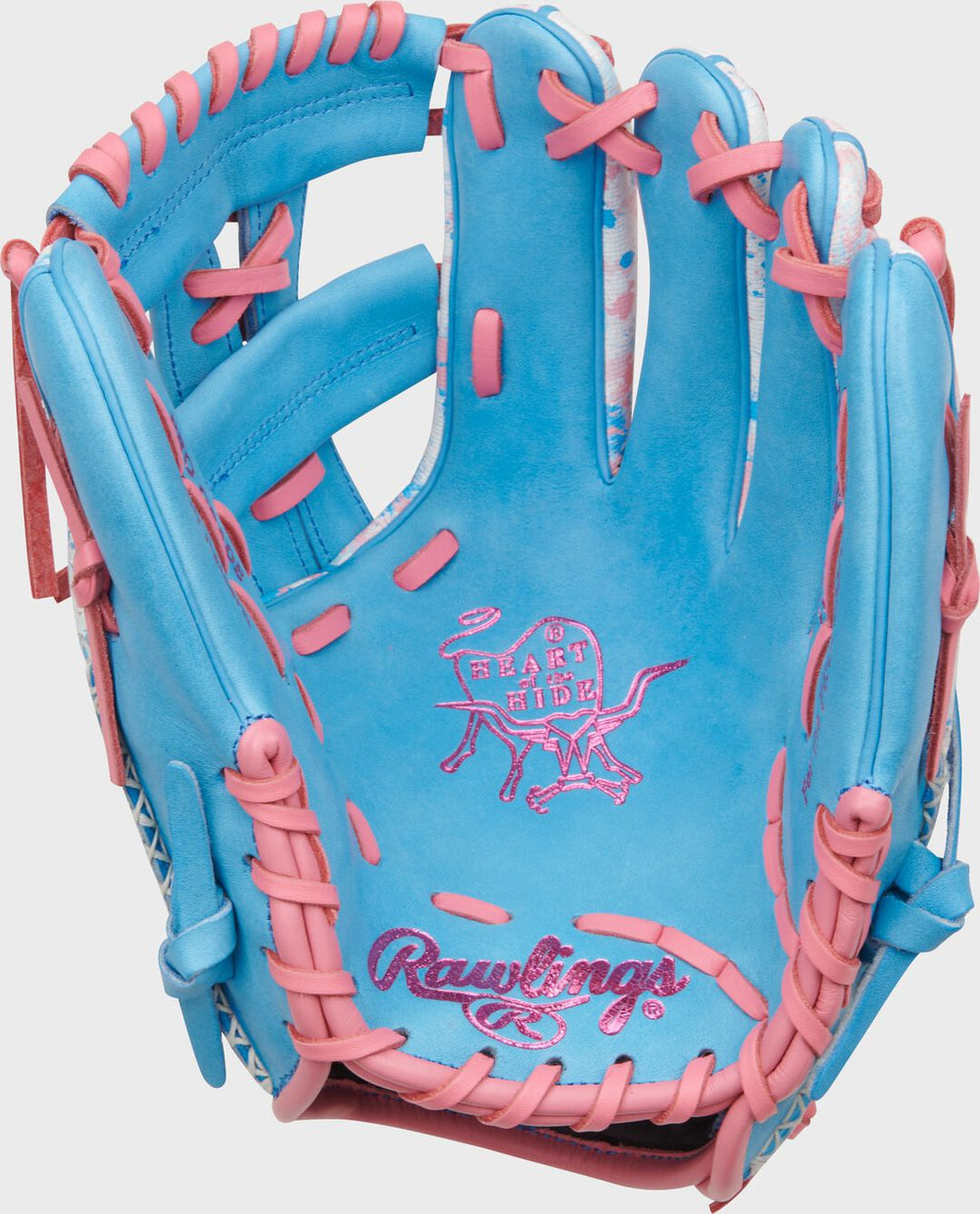Rawlings Sale | Heart of the Hide Spatter Print Speed Shell Infield Glove Right Hand Throw